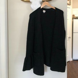 Chunky Bell Sleeve Cardigan with pockets